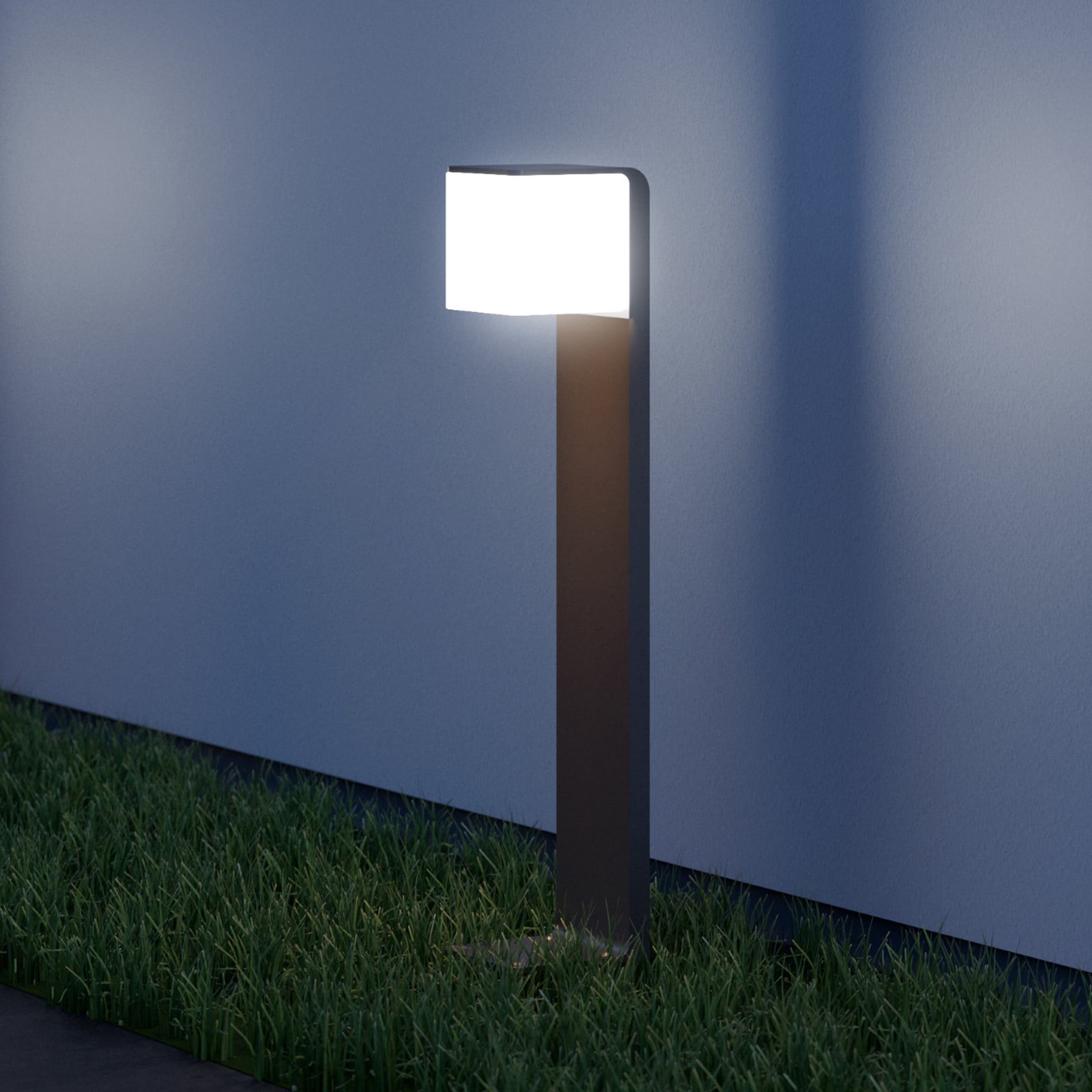 GL 80 SC LED-gadelampe, antracit, 63 cm - STEINEL - Terrasse - Moderne - Metal - Med én lyskilde