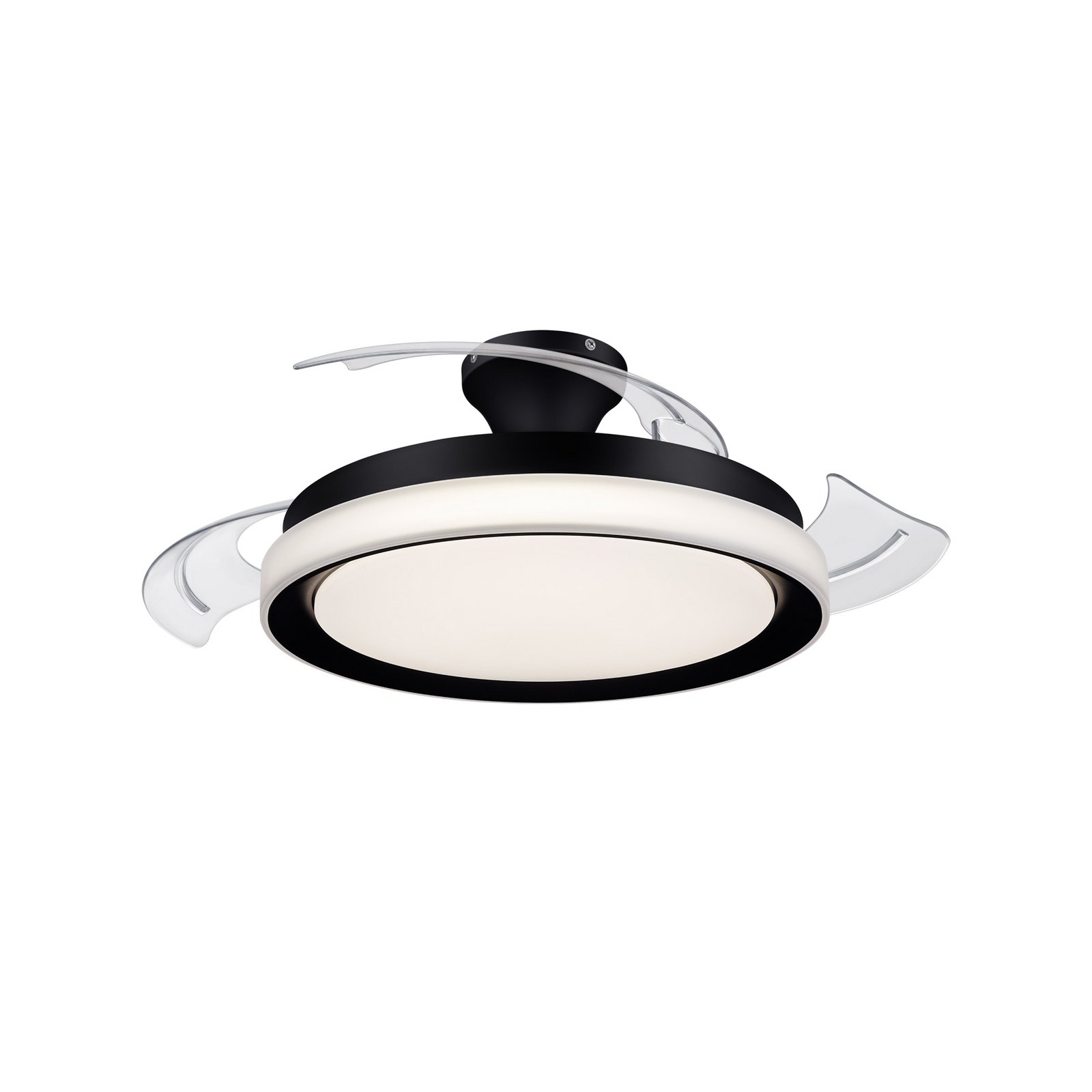 Philips LED-takvifte Bliss svart/hvit, stillegående, CCT