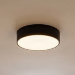 Loftlampe Cleo, Ø 30 cm, IP20, sort, metal, E27