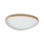 Asken LED stropní svítidlo, zlaté, 61 cm, stmívatelné, CCT - Lucande