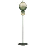 OLEV LED-Stehlampe TERRA&LUNA, grün, Metall/Glas, 184 cm 927