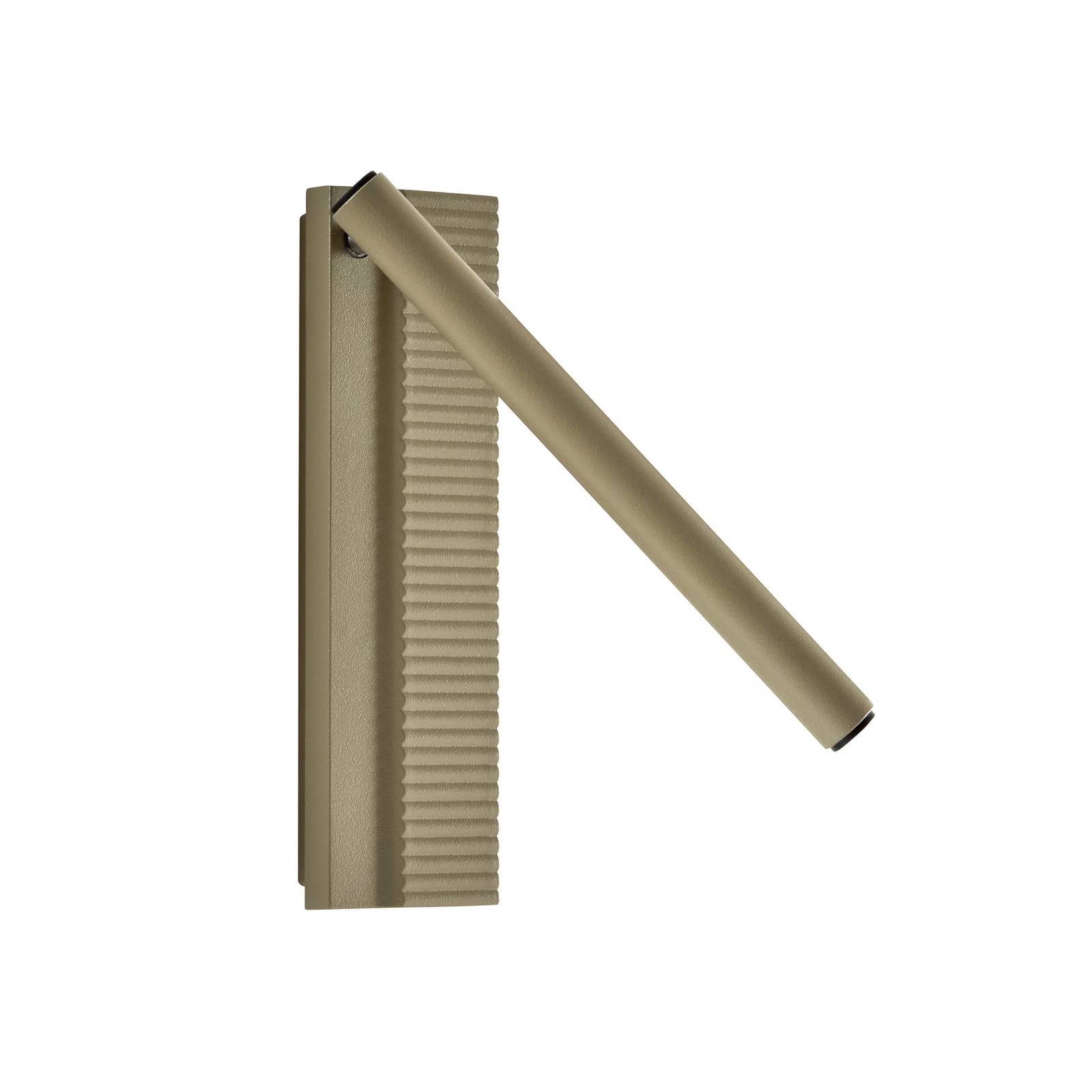 Bover LED-Wandleuchte Arid A/02 oliv, Alu, 2.700 K