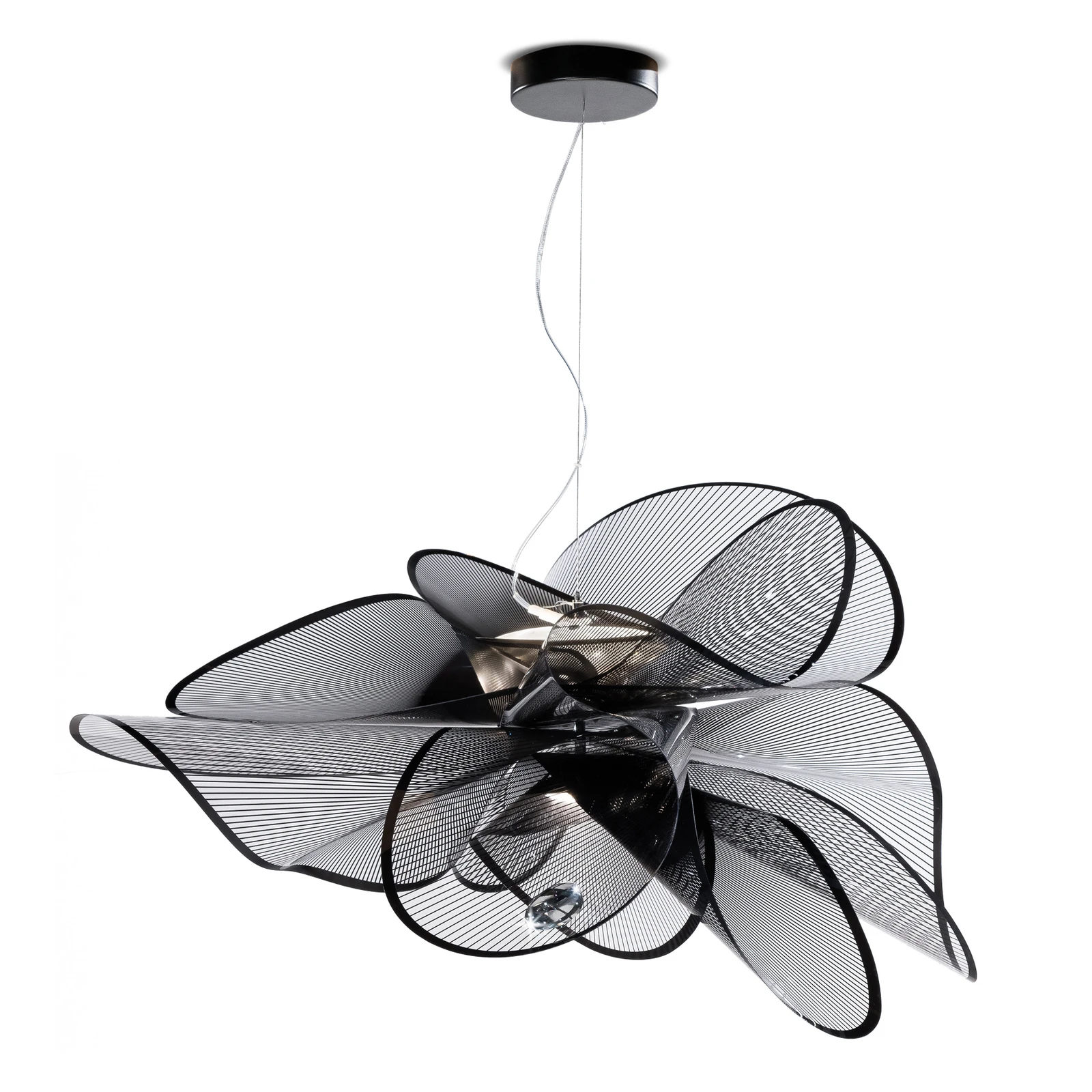 Slamp La Belle Étoile LED hanglamp zwart Ø90cm