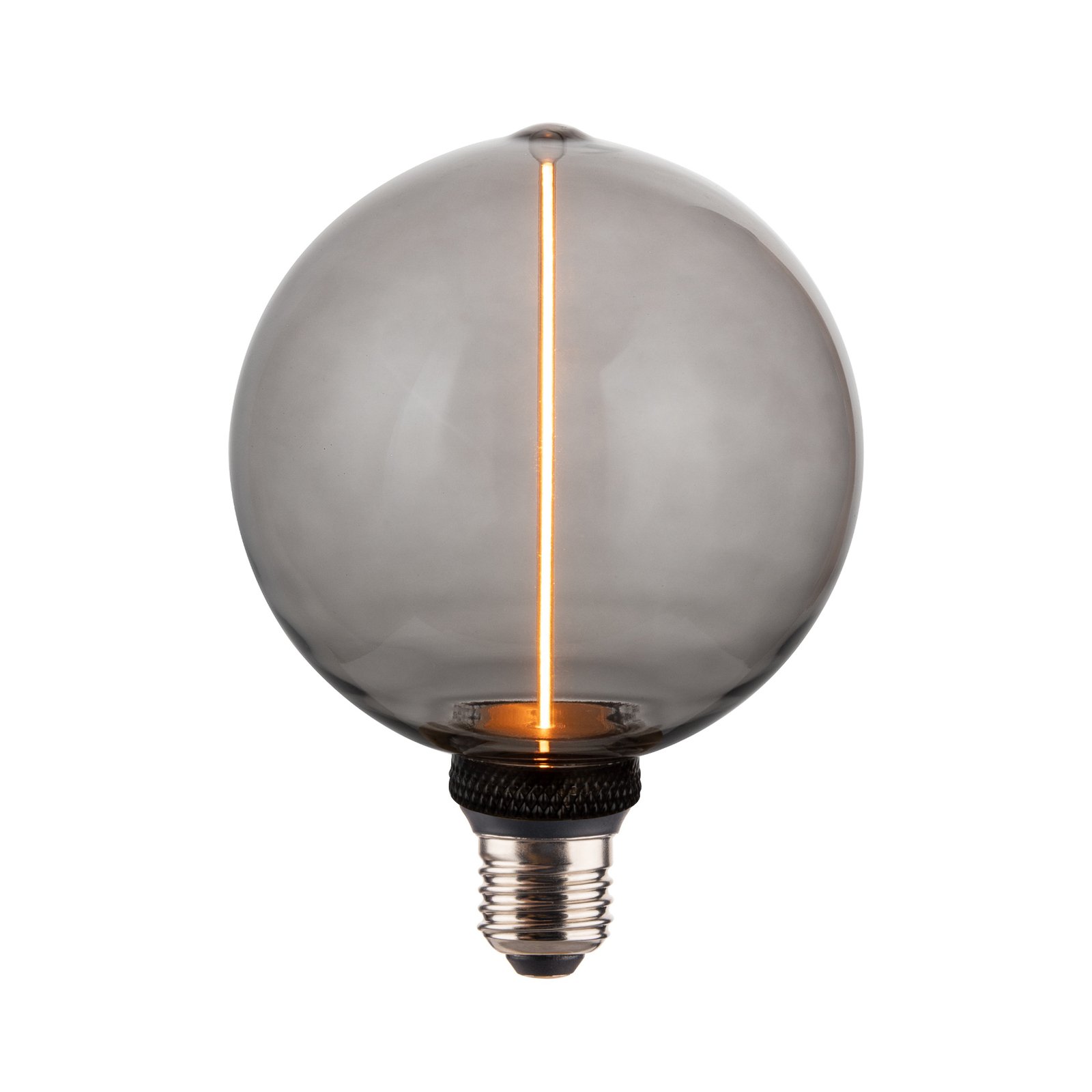 PR Home Edge LED bulb E27 grey 2W 1800K dimmable G125