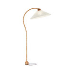 Lampe sur pied Esset, naturel/blanc, bouleau, hauteur 150 cm - Markslöjd