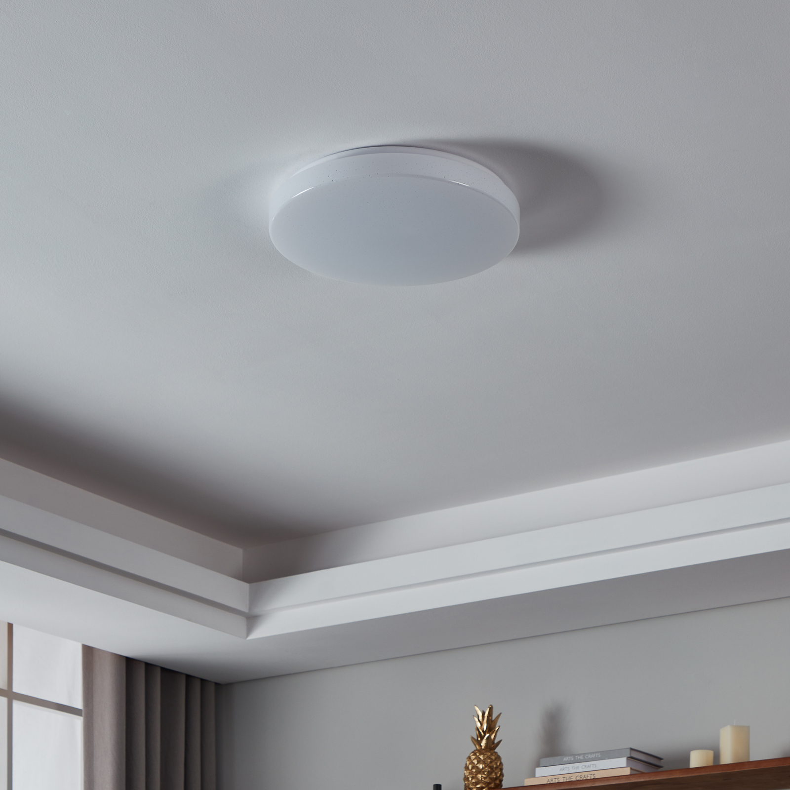 EGLO connect stropné svietidlo Totari-Z, Ø38cm, 18W,kryštálový efekt