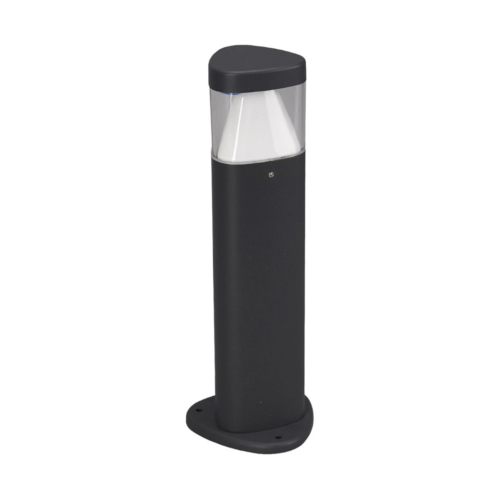 Lucande Baliza LED Milou, altura 30 cm, antracita, aluminio
