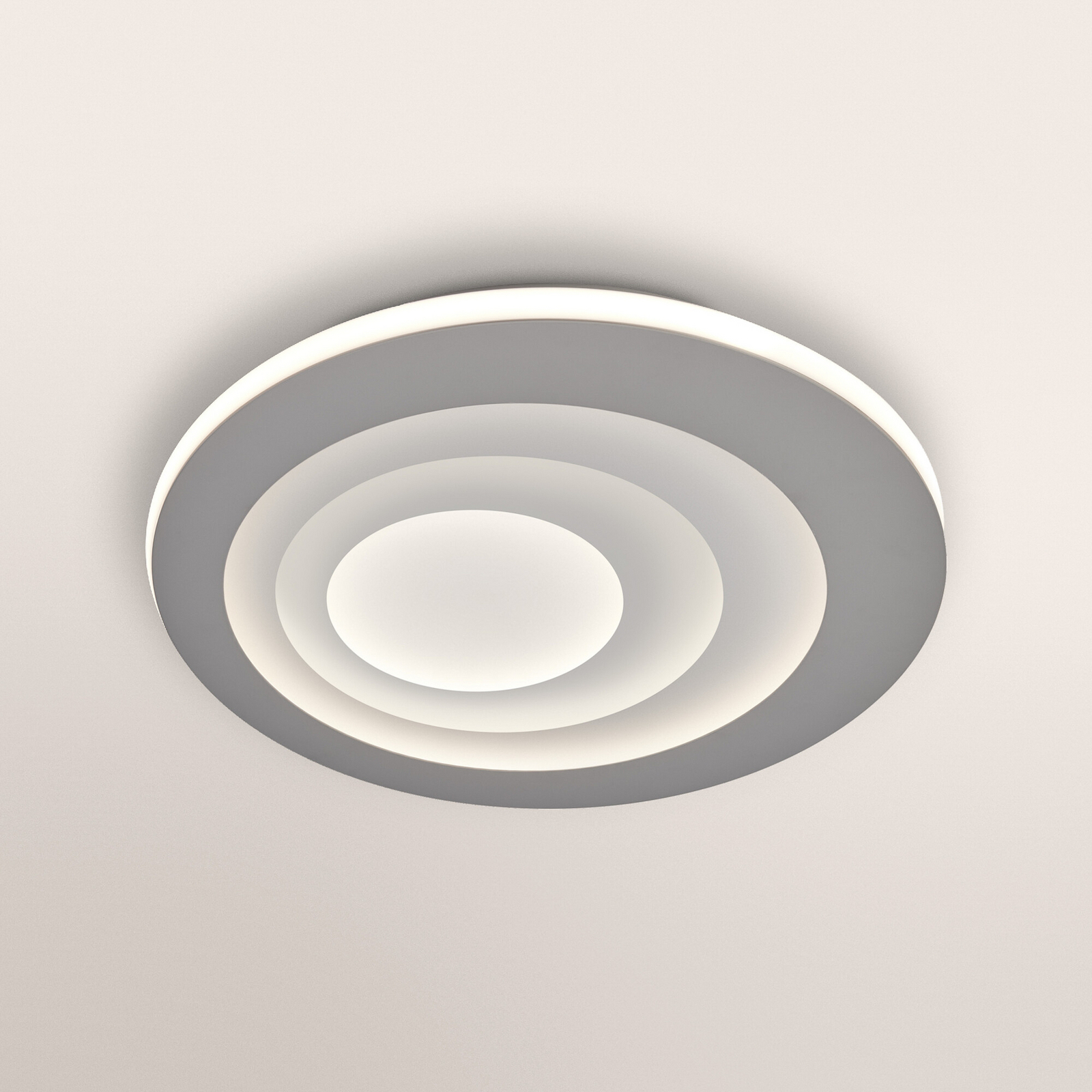 Φωτιστικό οροφής LED OSRAM ORBIS SPIRAL CENTRAL LIGHT, διάμετρος 51 εκ., γκρι Φωτιστικό οροφής LED OSRAM ORBIS SPIRAL CENTRAL LIGHT, διάμετρος 51 εκ., γκρι