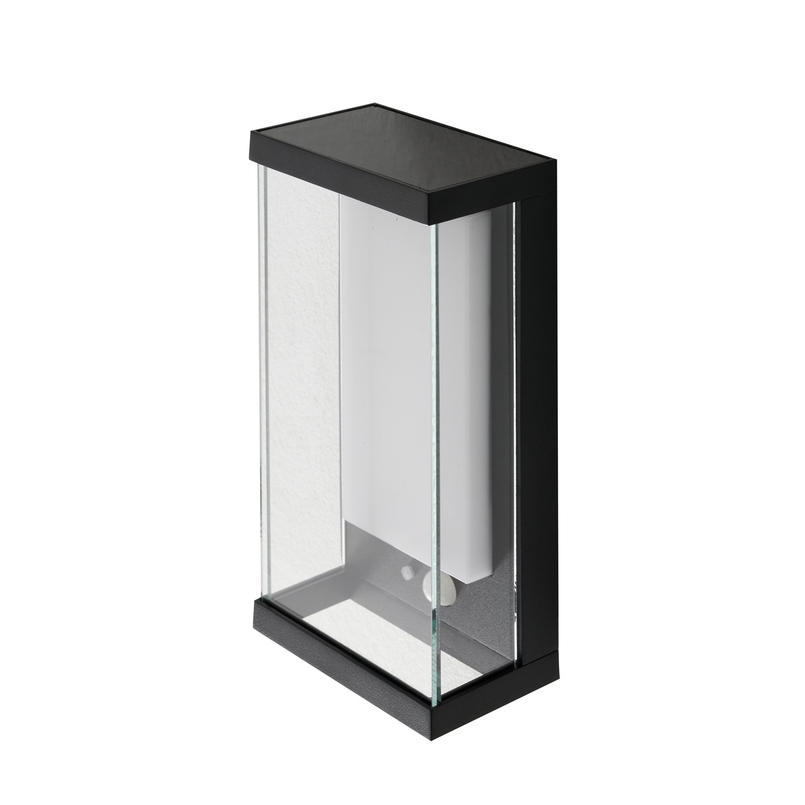 Lucande LED napelemes kültéri fali lámpa Dava, magasság 25,2 cm,