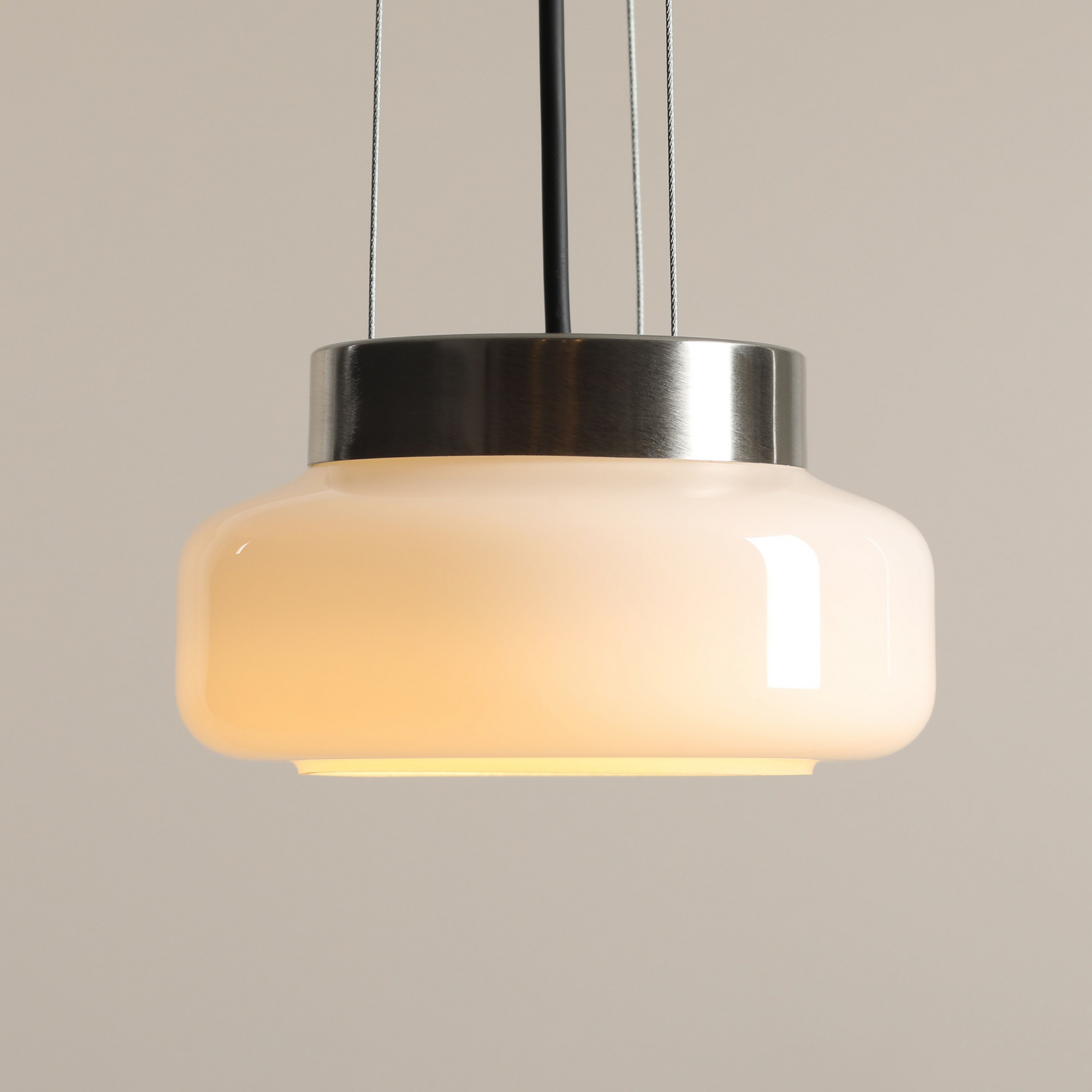 BonBon viseća lampa, bijela, Ø 25 cm, staklo - Aldex