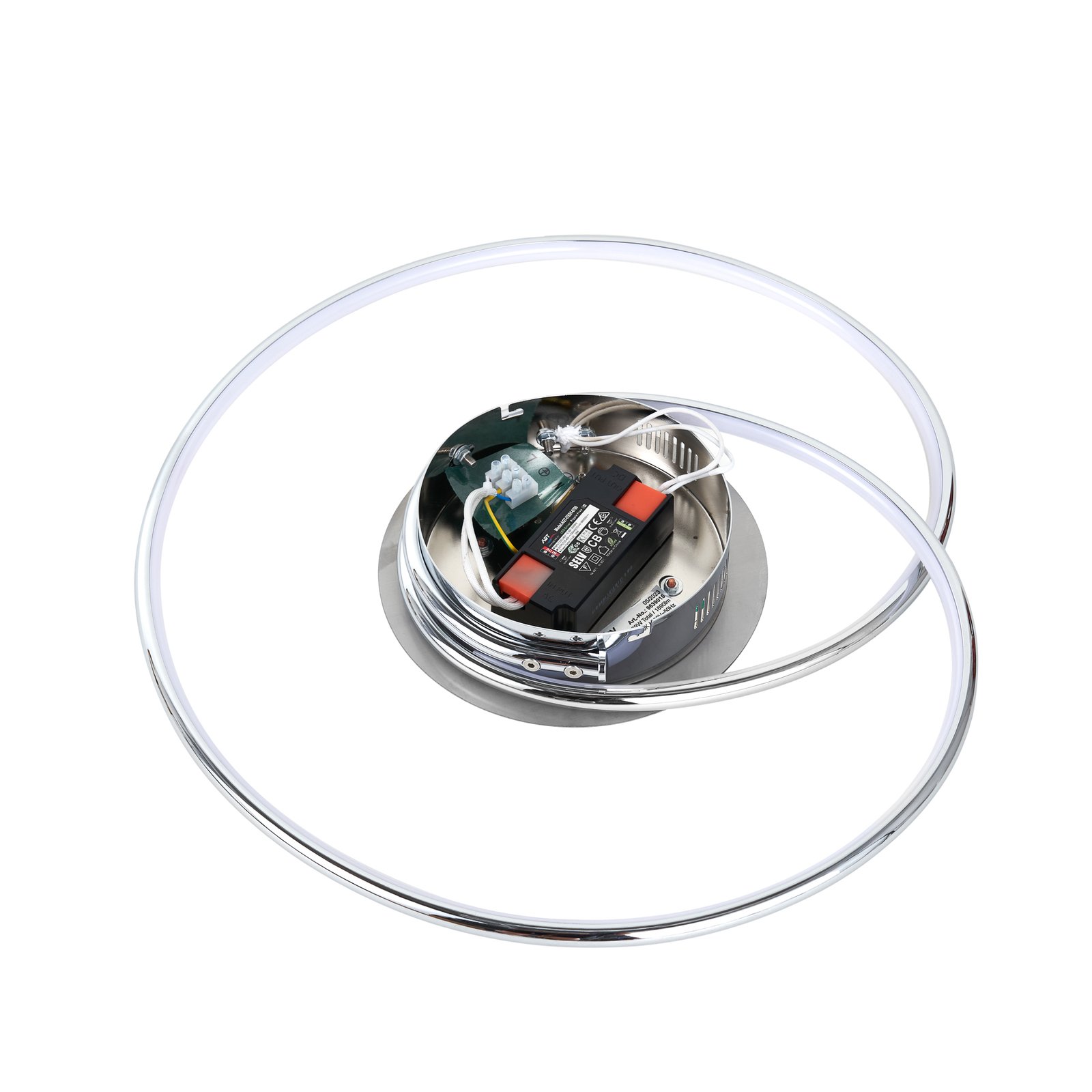 Joline Plafonnier Ø46 White/Chrome - Lindby