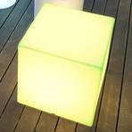 Newgarden lámpara solar Cuby cubo, altura 53 cm