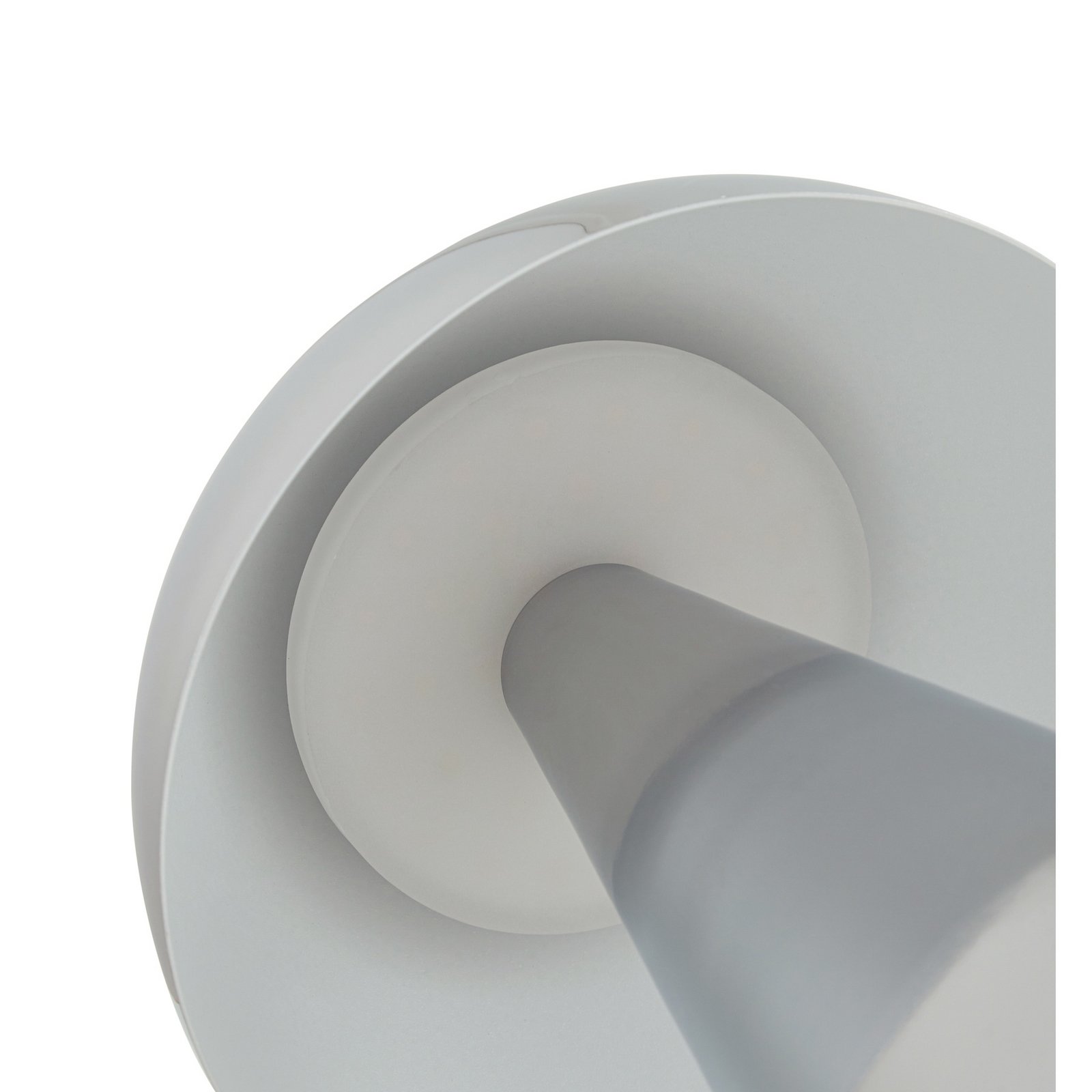 Lindby LED-Akkutischlampe Nevijo, chrom, Ø20cm, USB, Dimmer Lindby LED-Akkutischlampe Nevijo, chrom, Ø20cm, USB, Dimmer