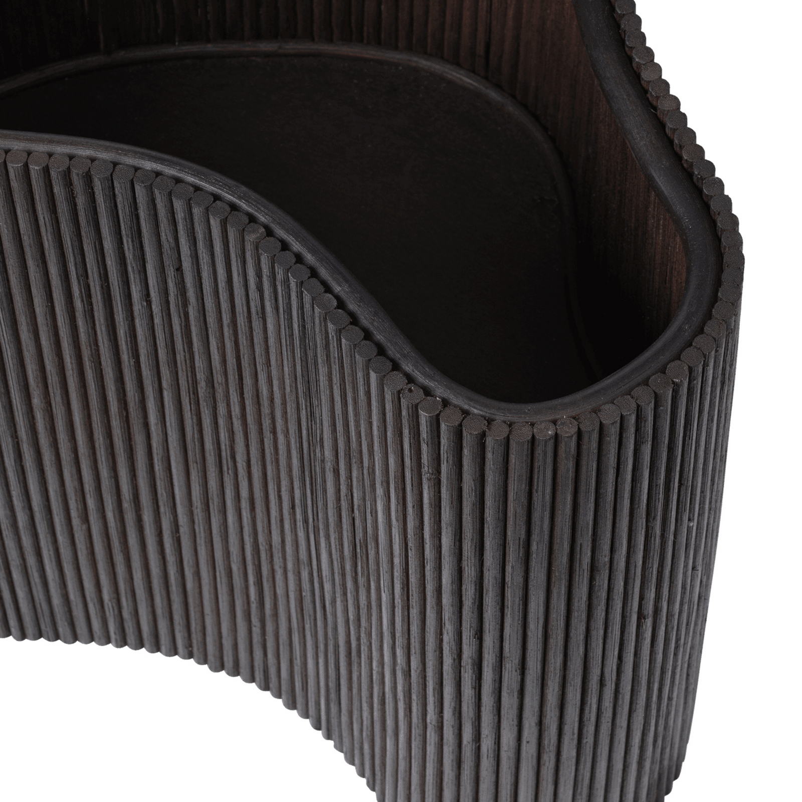Isola Beistelltisch, dunkelbraun, 46 cm Rattan - ferm LIVING Isola Beistelltisch, dunkelbraun, 46 cm Rattan - ferm LIVING