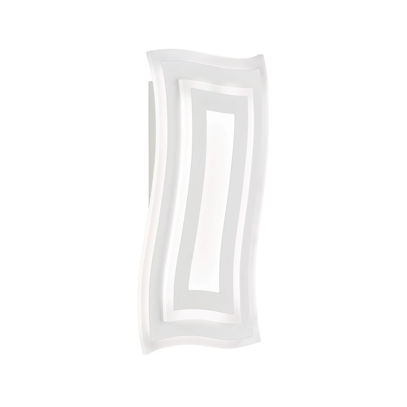 Gorden LED vegglampe, hvit, høyde 43 cm, metall, CCT