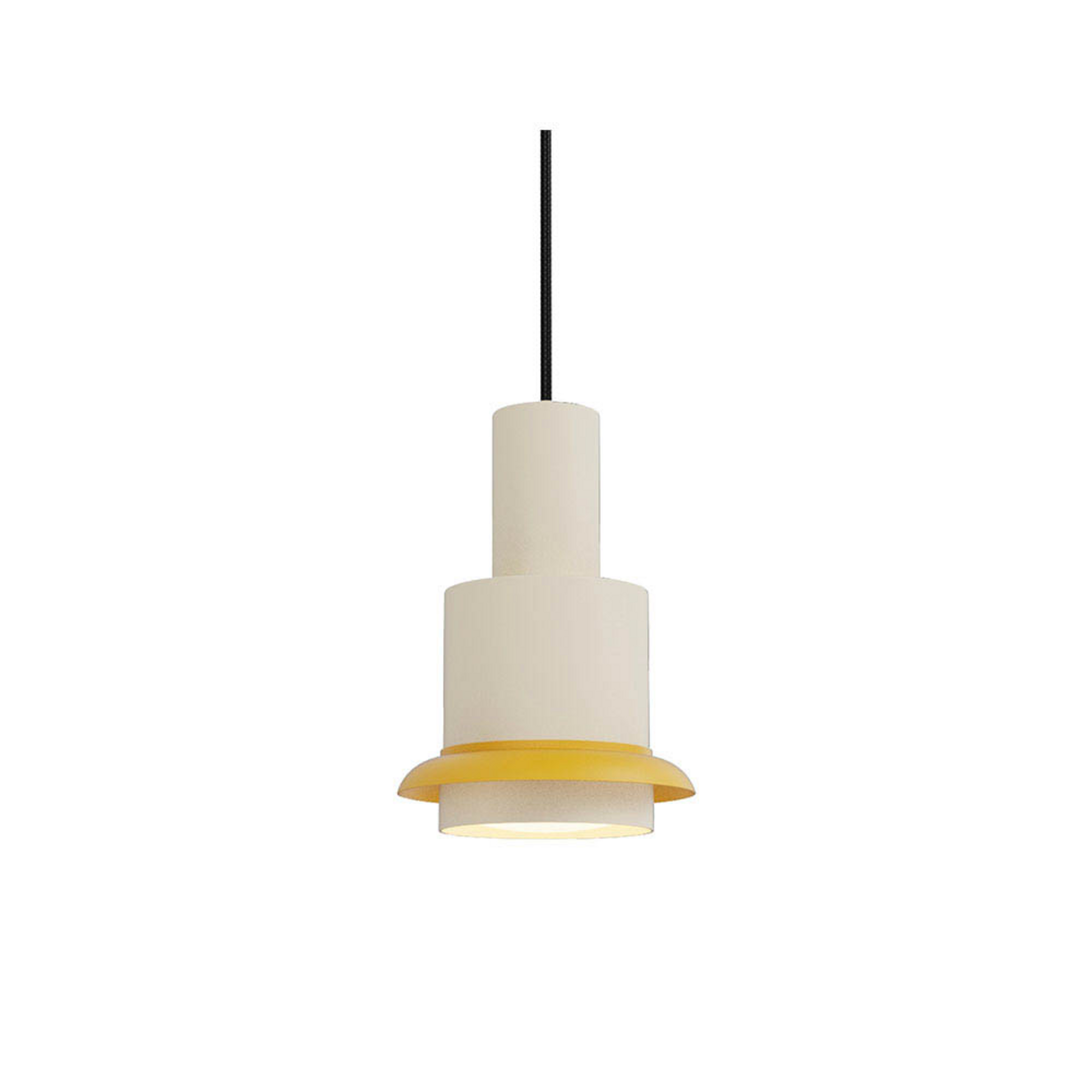 Chaumont Pendant Ø15xH22 White/Yellow - DCW