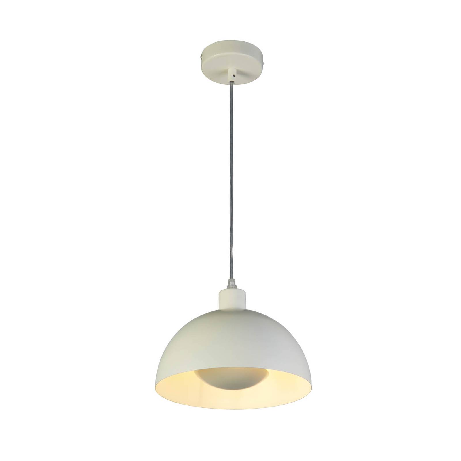 Hängeleuchte Mars, creme, Ø 25 cm, Stahl günstig online kaufen