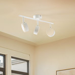 Lindby Strahler Jyla, weiß, 2.700 K, 3-flg., GX53