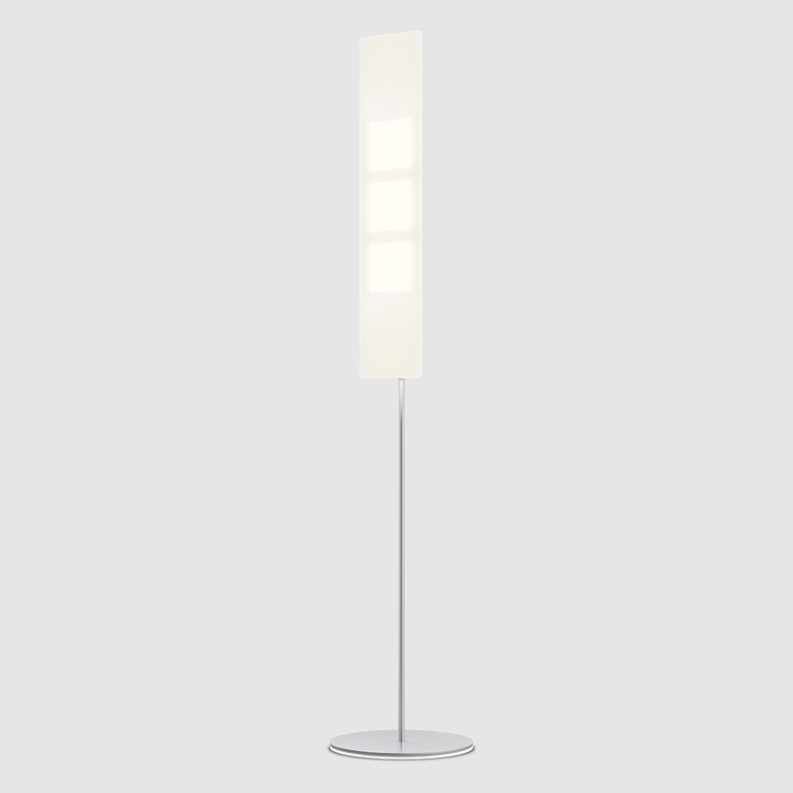 OMLED One f3l - black floor lamp with OLEDs