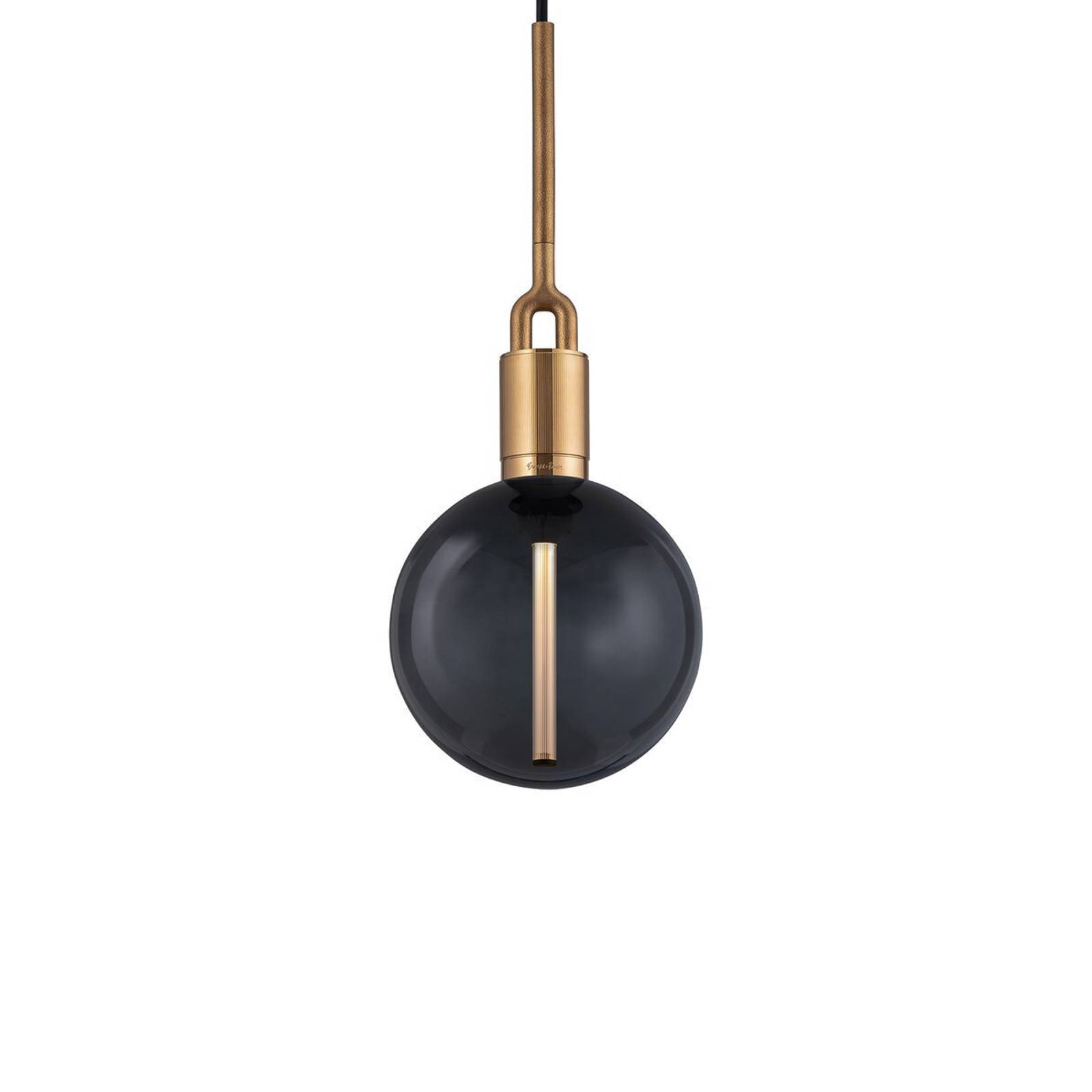 Buster + Punch Forked Pendel Ø 20 cm mässing/rök