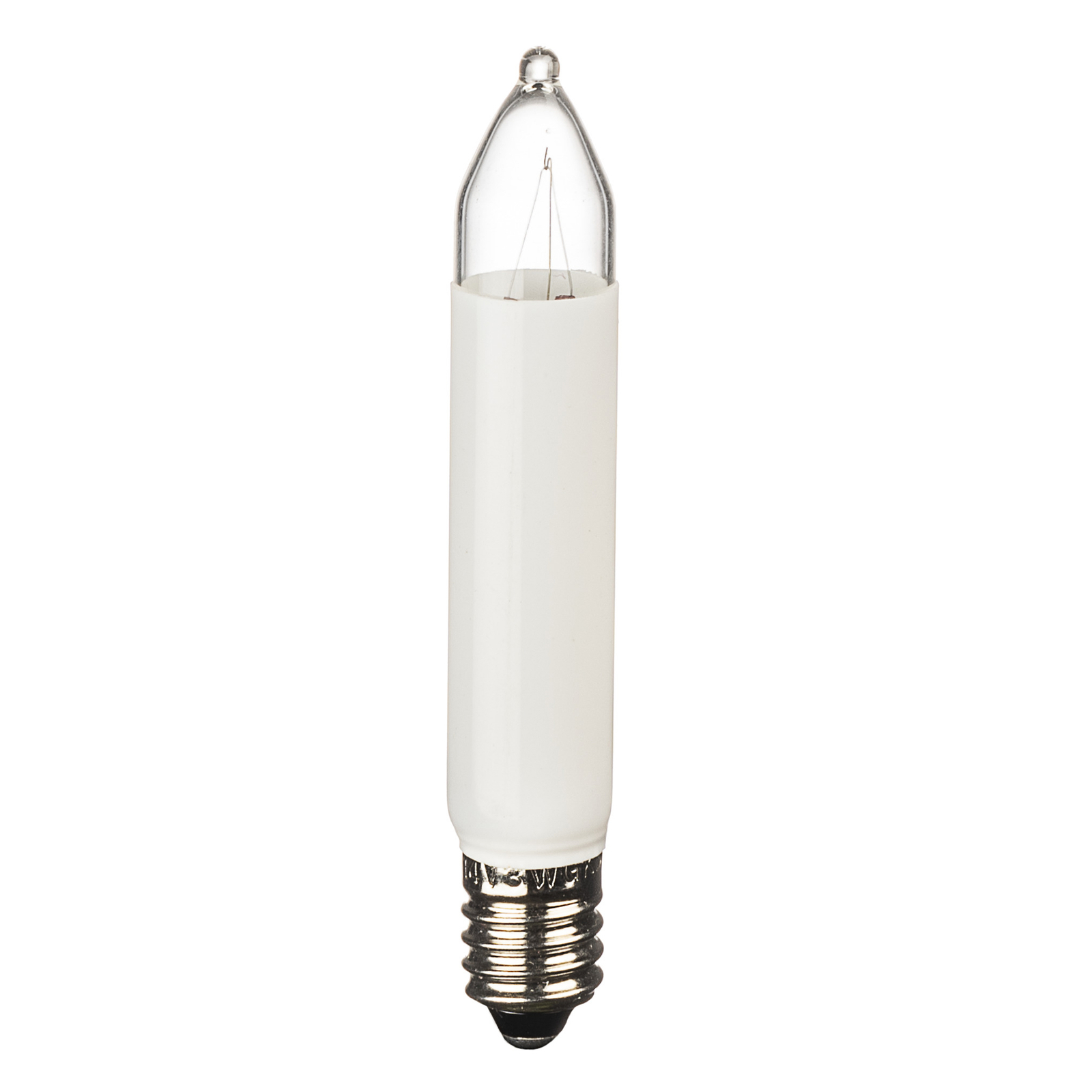 E10 3 W 14 V spare Xmas tree bulbs, pack of 2