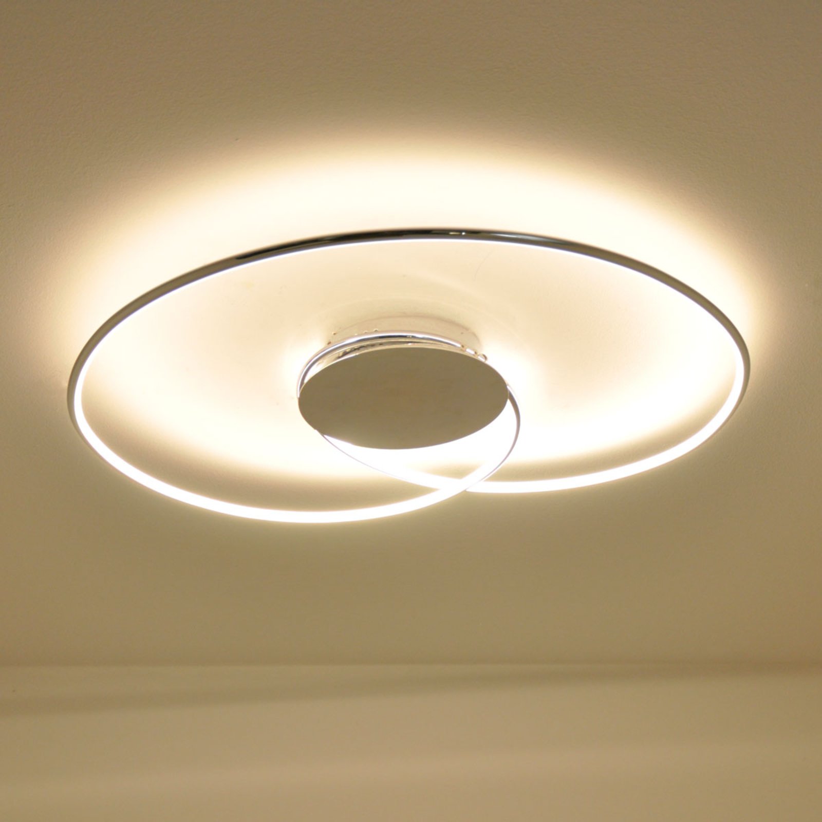 Joline Plafond Ø74 White/Chrome - Lindby