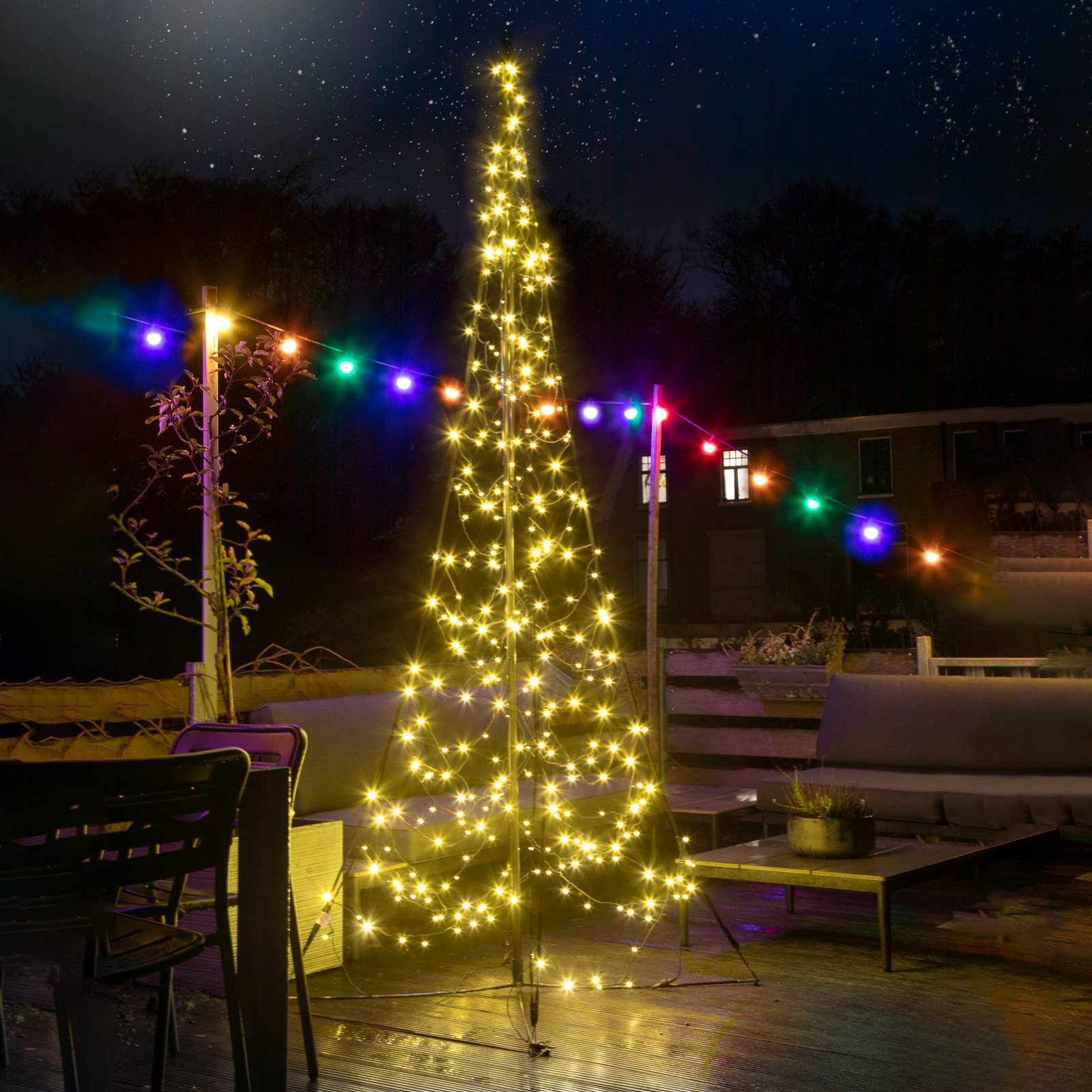 Fairybell kerstboom, 320 twinkel LEDs, 300cm Lampen24.be