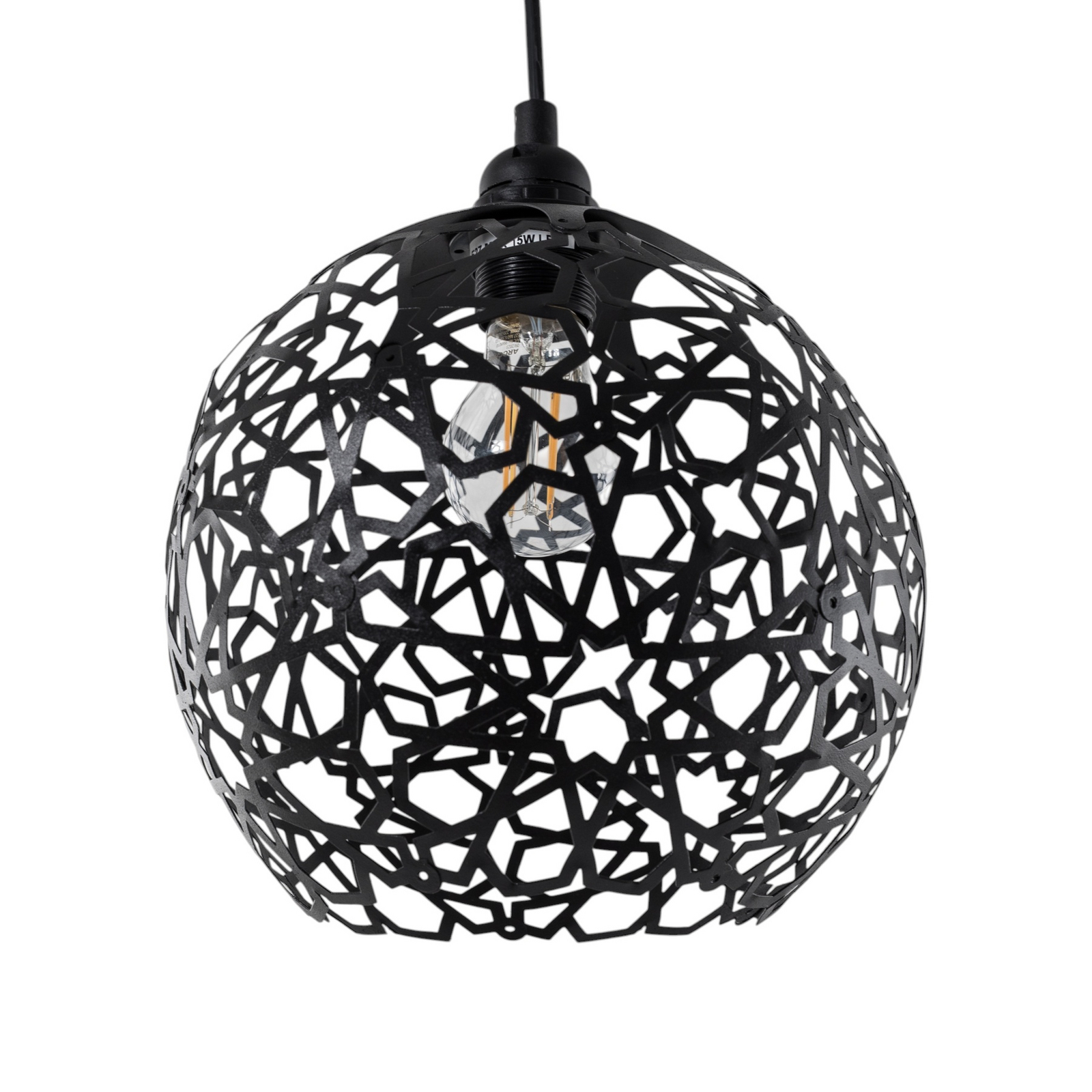 Hanglamp Fellini MR-785 1-lamp Ø 25cm zwart