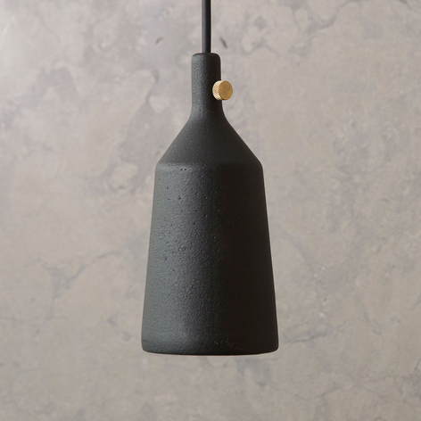 Menu Cast LED-Pendelleuchte in Schwarz, Shape 3