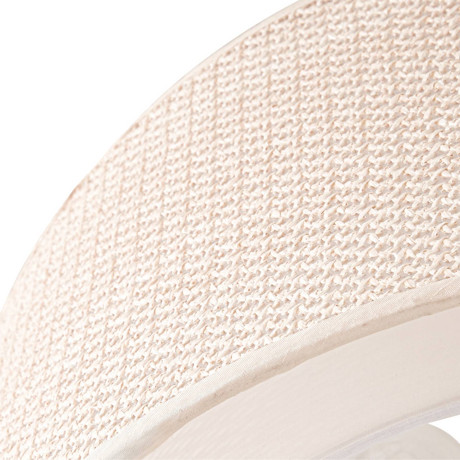 Lampa sufitowa Lindby Soula, Ø 60 cm, beżowa, tworzywo sztuczne, E27