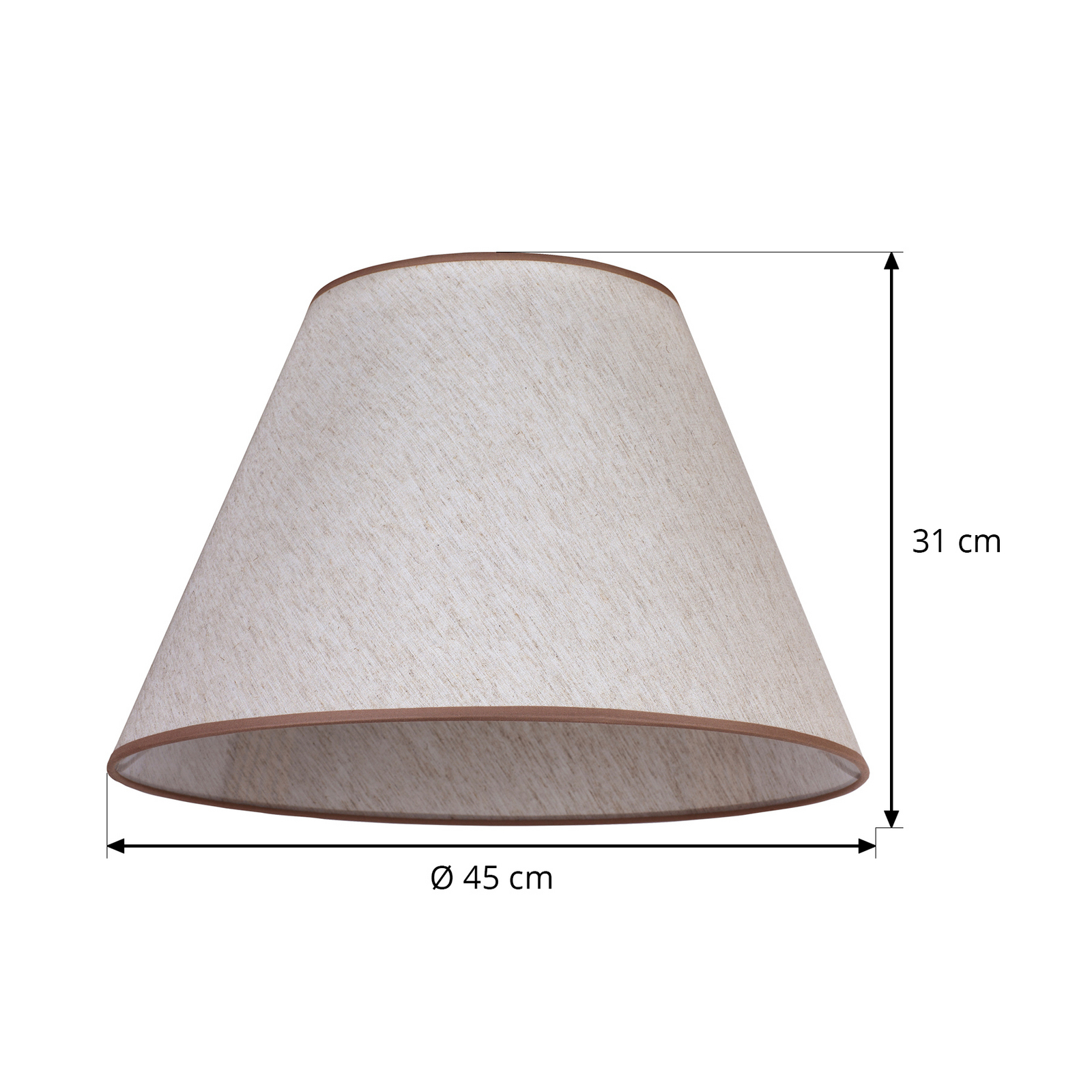 kap Pseudosofia voor vloerlamp ecru/beige