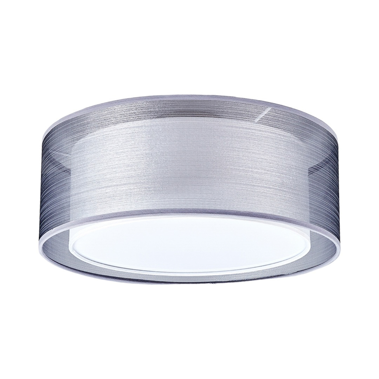 Nica Plafondlamp Deckenleuchte Ø40 Grey/White - Lindby