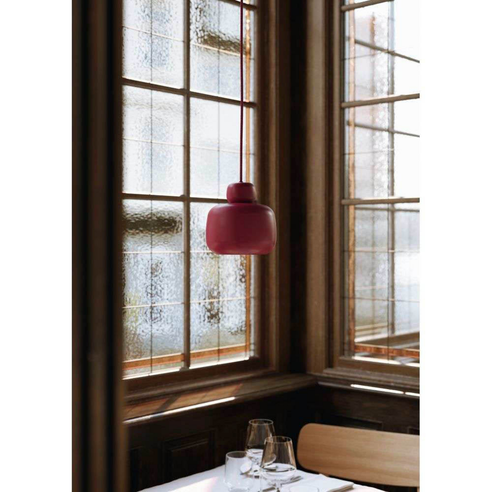 Stone Pendelleuchte Small Deep Red - Woud