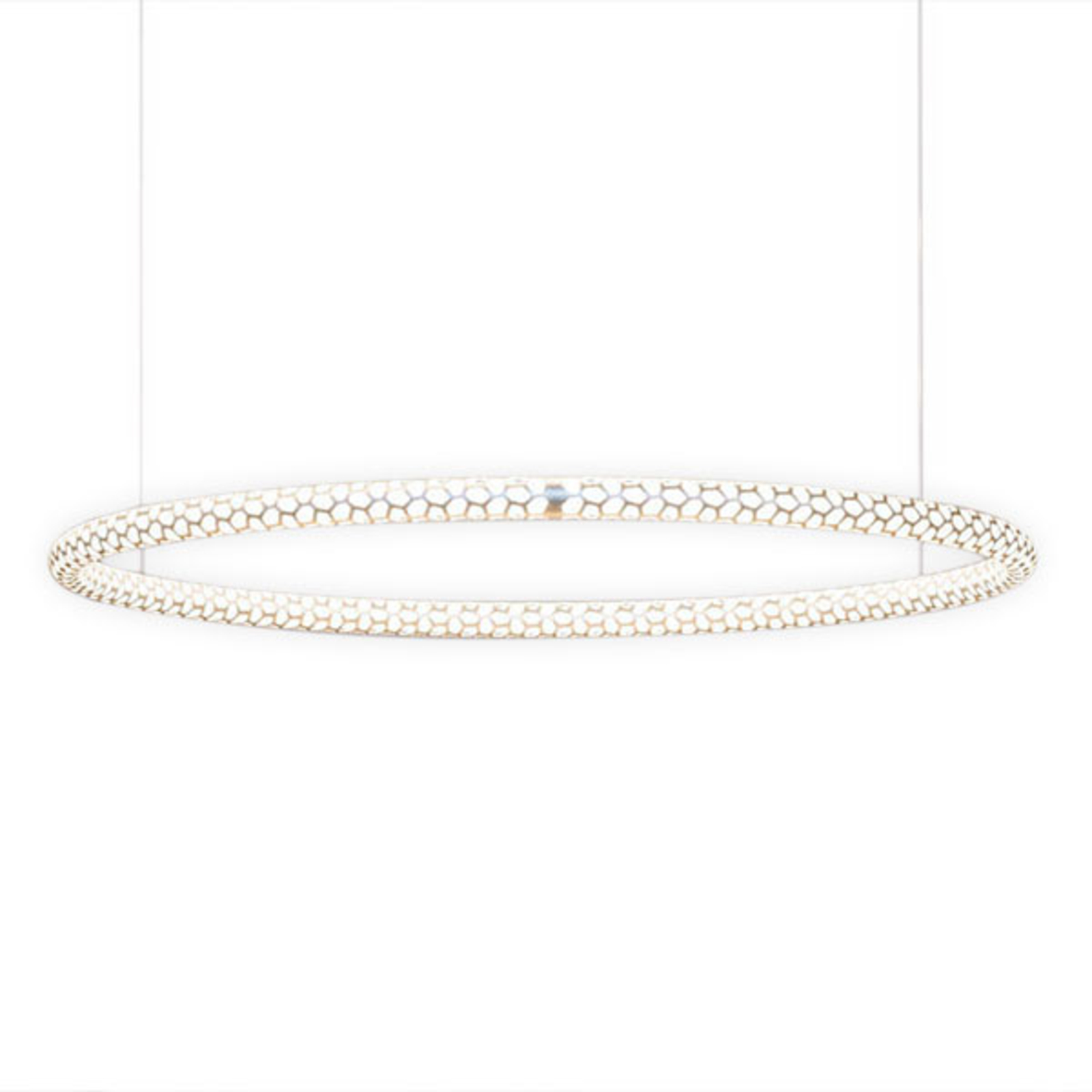 Rotaliana Squiggle H1 závesné LED biele Ø 69 cm