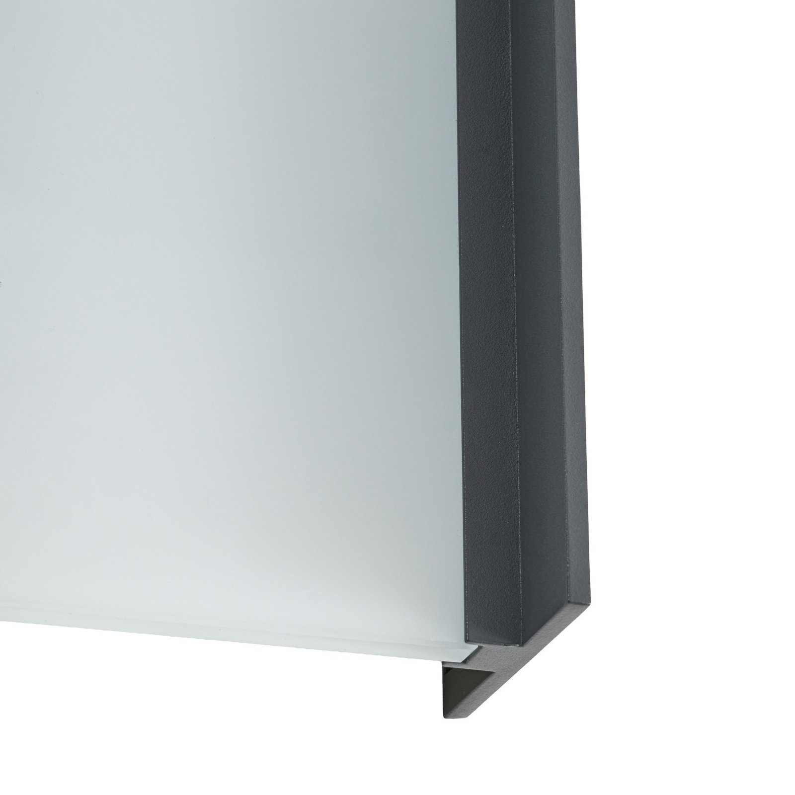 Selqa Applique da esterno LED, antracite, IP65, numero civico - Lindby