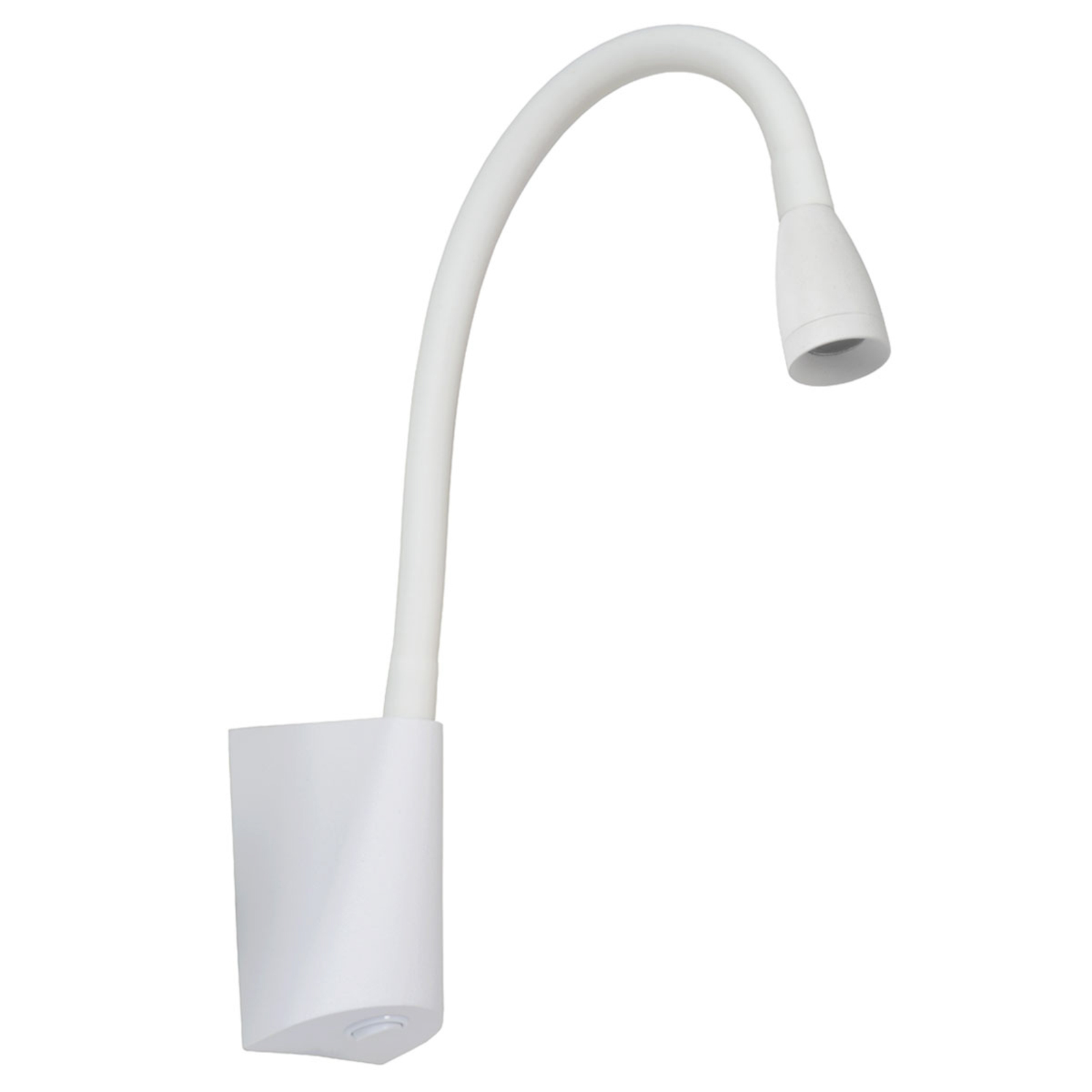 Galen bendable LED wall light in white
