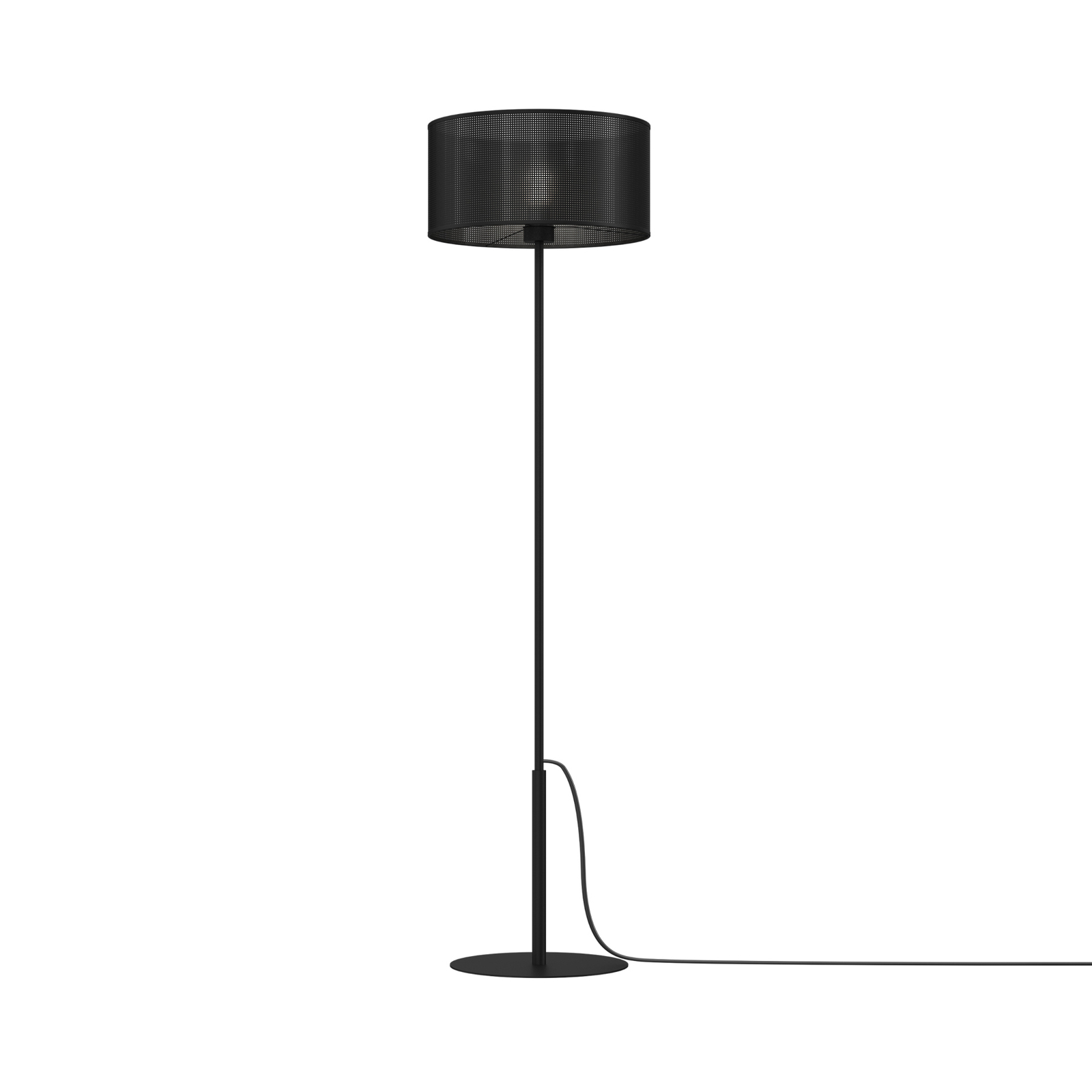 Jovin floor lamp, height 150 cm, black