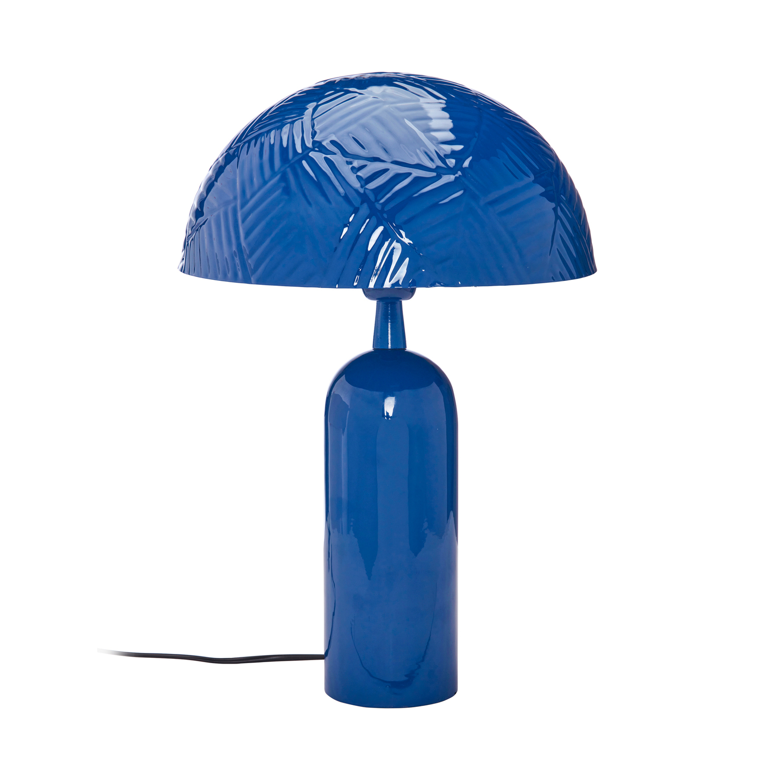 PR Home Carter stolní lampa z kovu, modrá
