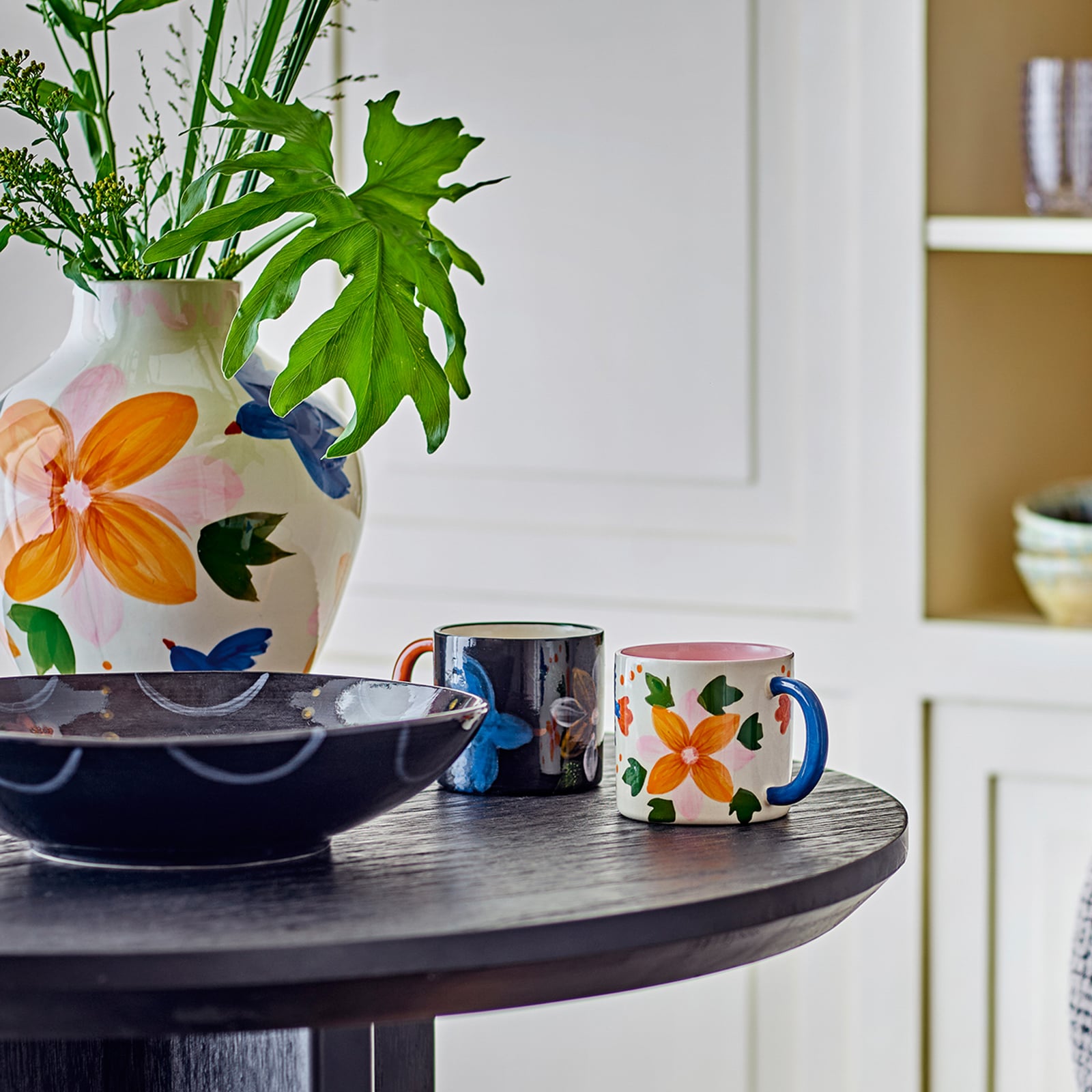 Vase Maricala, multicolore, hauteur 27 cm, céramique - Bloomingville Vase Maricala, multicolore, hauteur 27 cm, céramique - Bloomingville