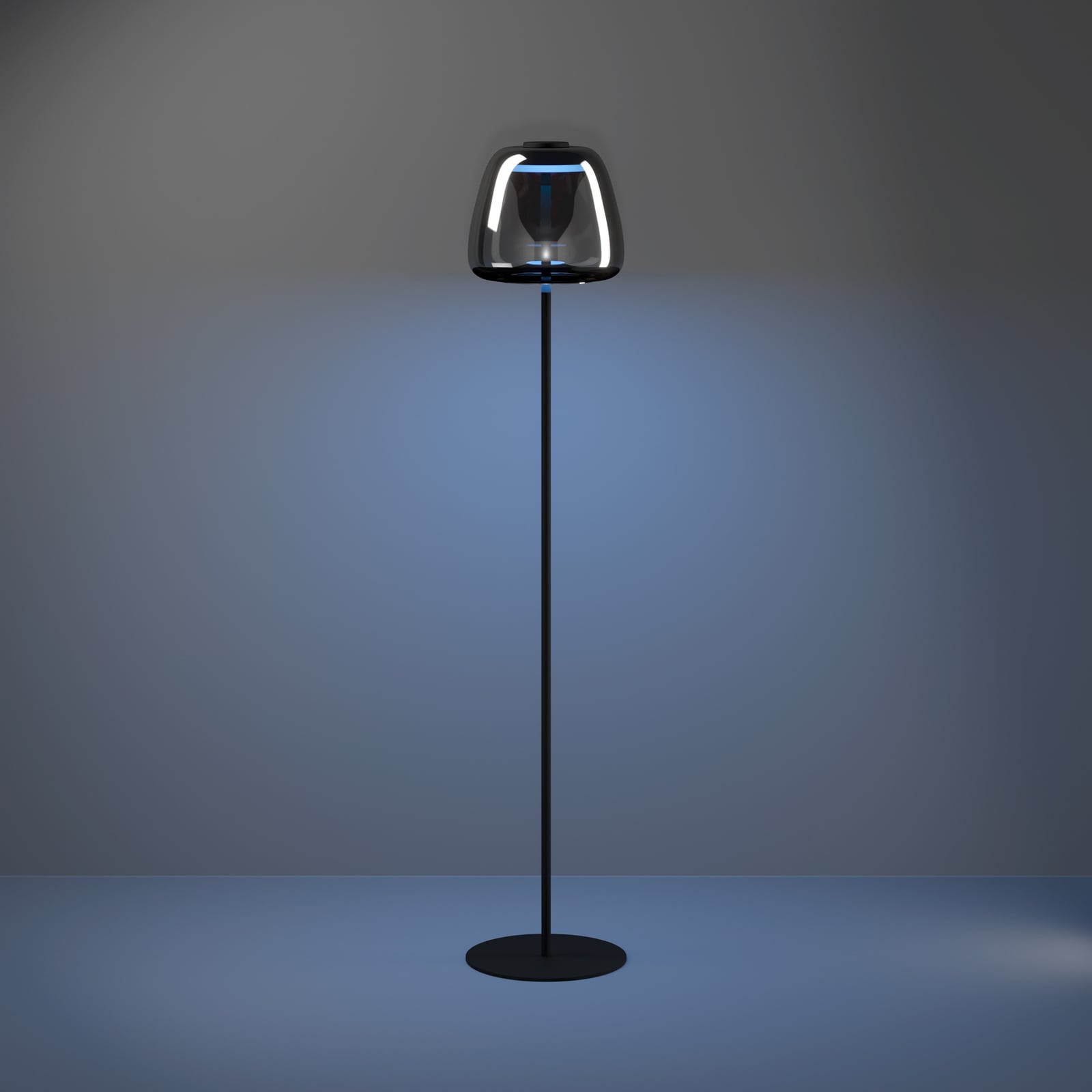 EGLO connect LED floor lamp Alfero-Z, RGB, CCT, black