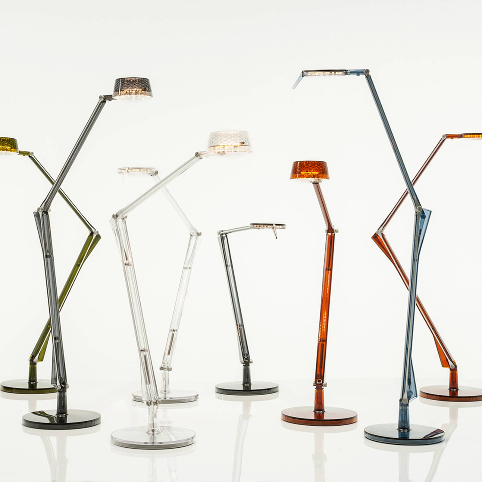 Regulowana lampa stołowa LED Aledin Dec, zielona