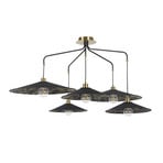 Lampada a sospensione Gatsby, nero kumo, a 5 luci - MARKET SET