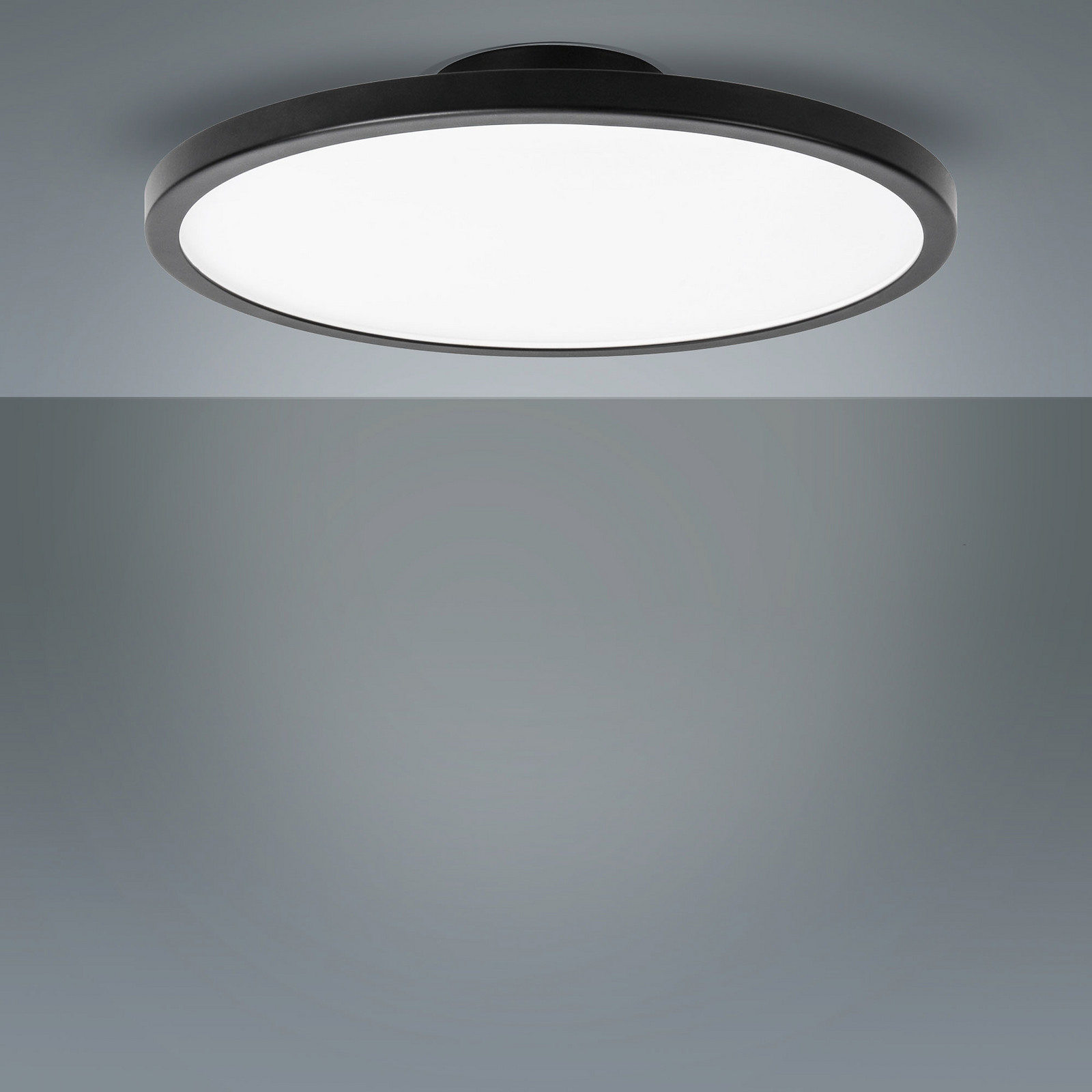 Plafonieră cu LED LIGHTME Aqua Ø 302cm negru