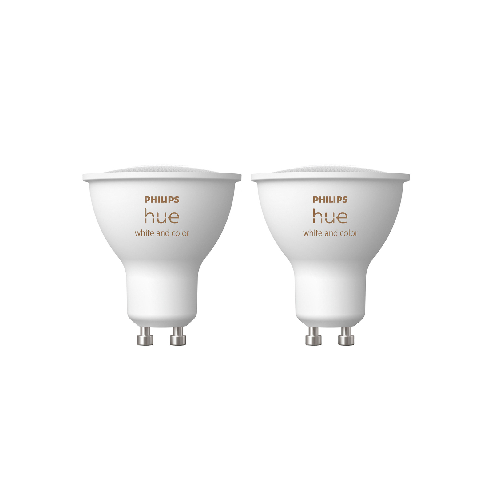 Philips Hue White & Colour Ambiance LED GU10 4.2 W, 2-pack