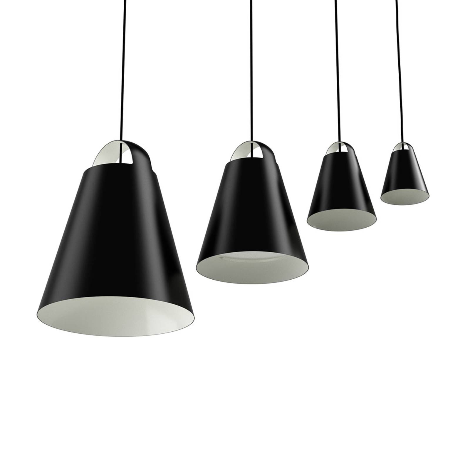 Louis Poulsen Above lampa wisząca, czarna, 40 cm