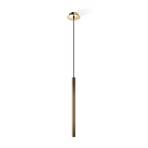 Decor Walther Pipe 1 LED pendant light, brass