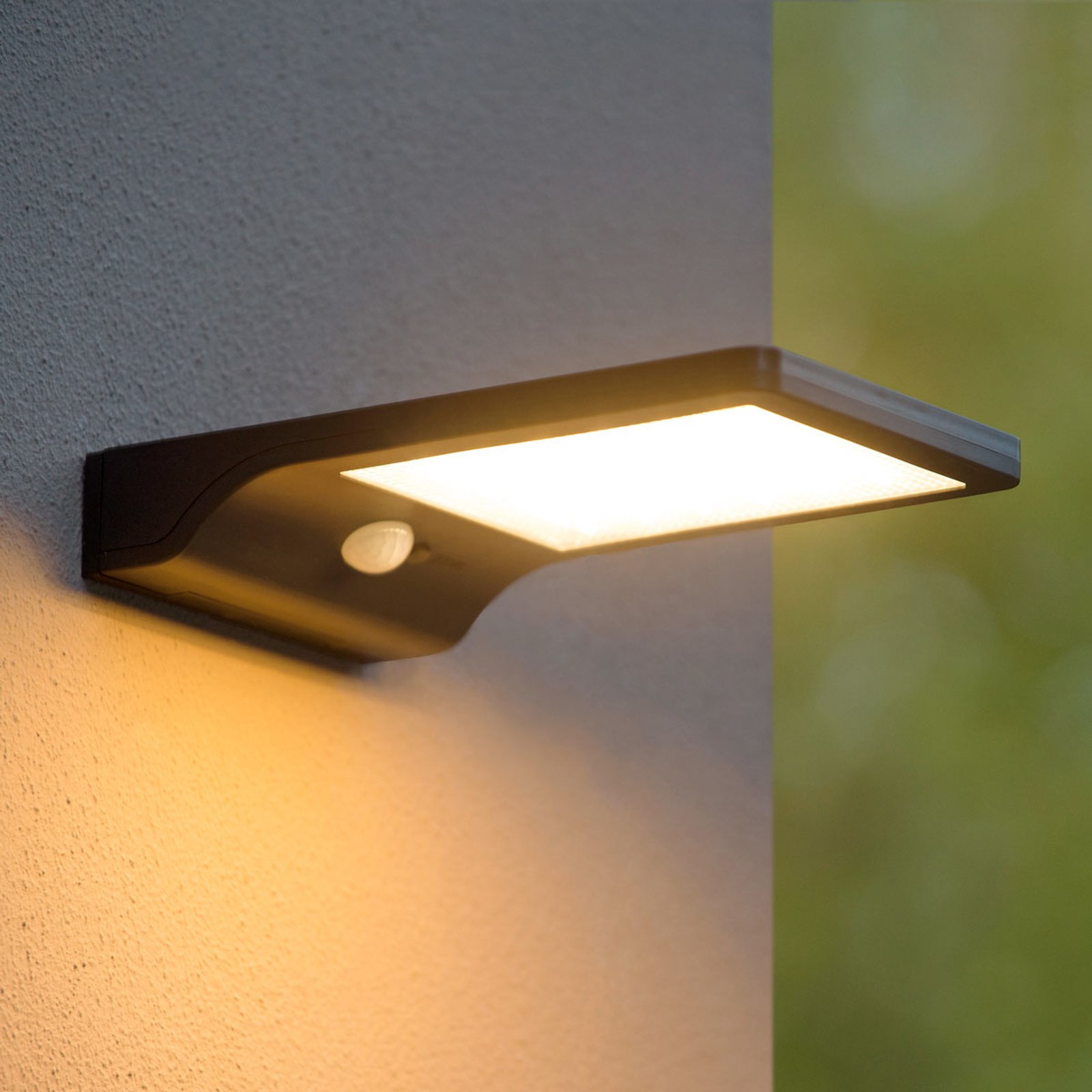 Βασικό LED ηλιακό εξωτερικό φως τοίχου με αισθητήρα