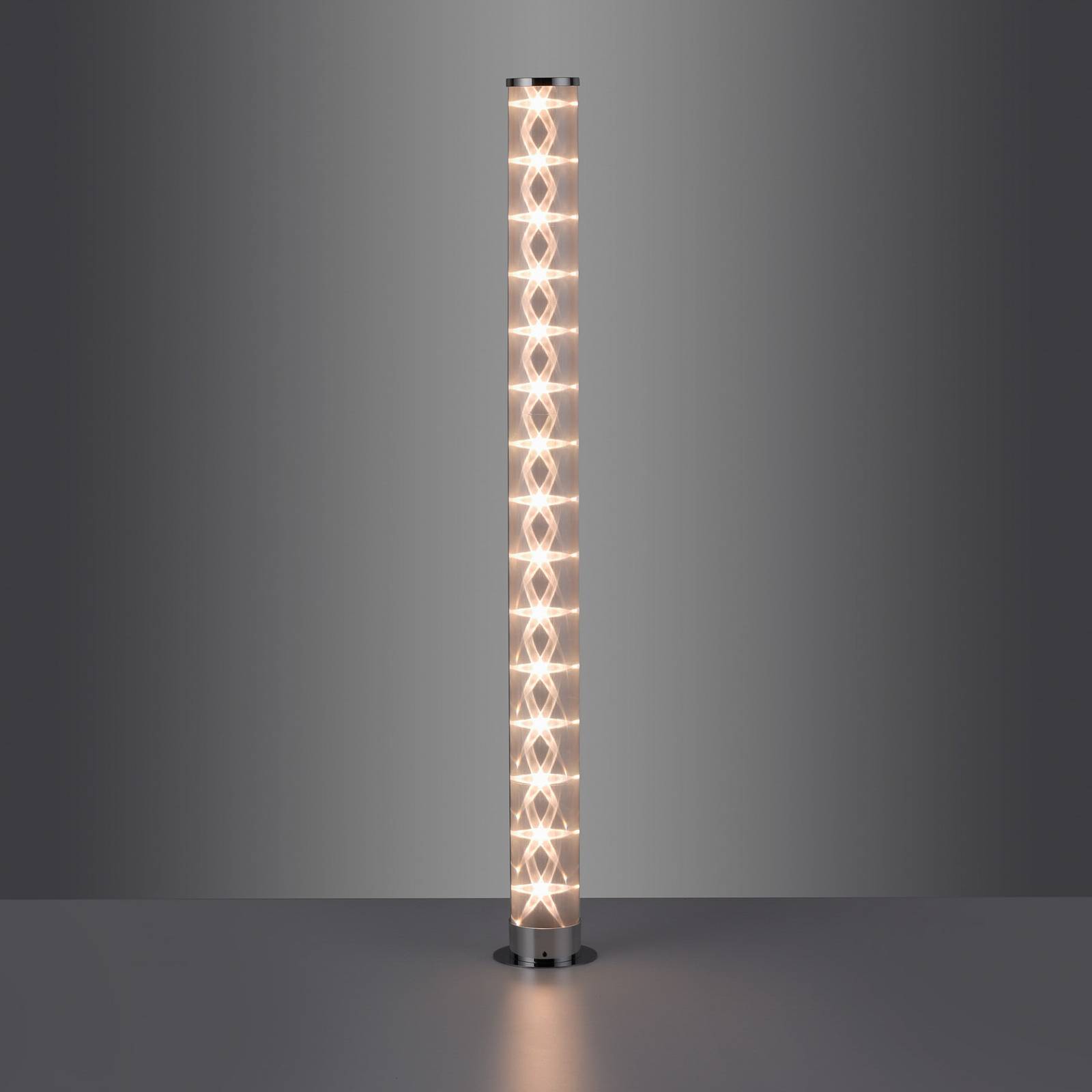 JUST LIGHT. Stojací lampa Bingo LED s dálkovým ovládáním, RGBW