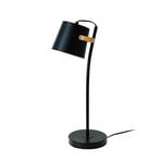 Tischleuchte ESPERTO, schwarz, Höhe 53 cm, Metall, E27