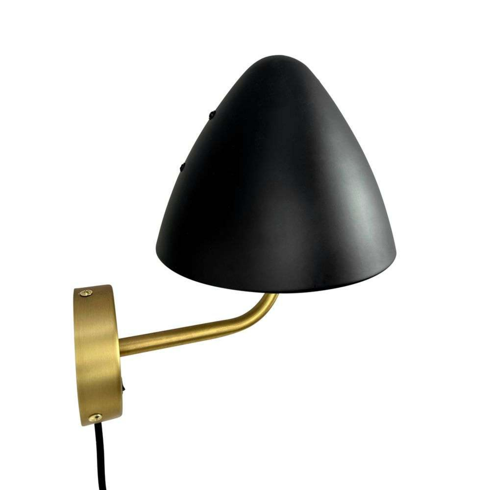 Oulu Aplică de Perete Black/Brass - DybergLarsen